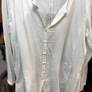 Eileen Fisher XL Tunic length blouse